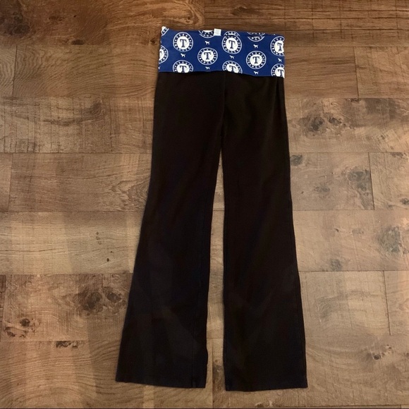 PINK by Victoria’s Secret MLB Texas Rangers baseball yoga pants extra small XS - Picture 2 of 6